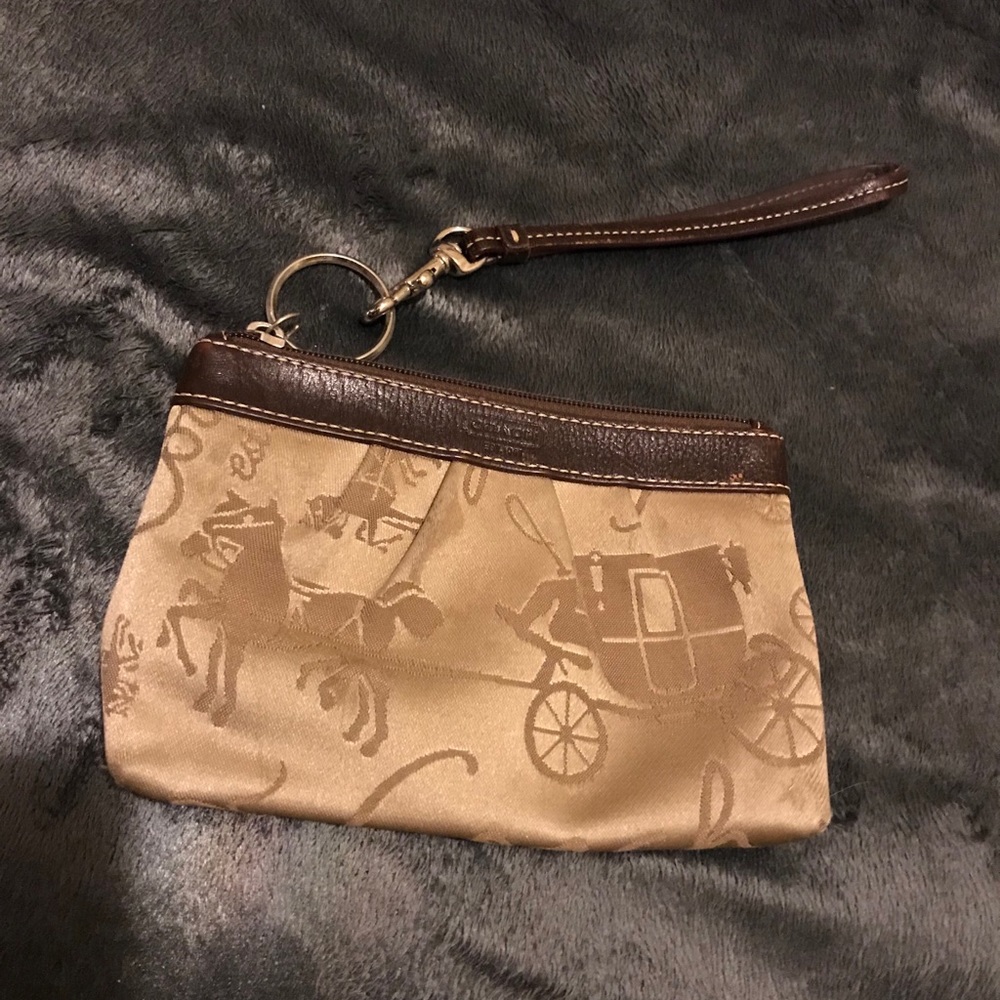 Coach wristlet purse